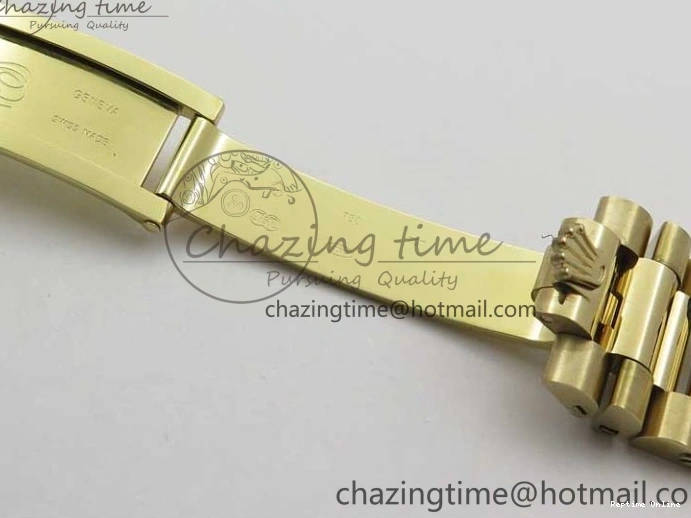 0116 Day-Date 40mm 228239 BP New Dial Version 904 YG Silver Roman Markers Dial on SS President Bracelet A Popular 2806